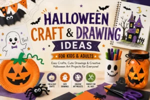 Halloween Craft and Drawing Ideas